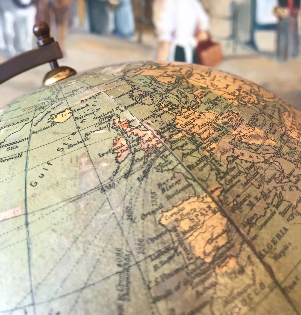 Philips British Empire Terrestrial Globe View IX