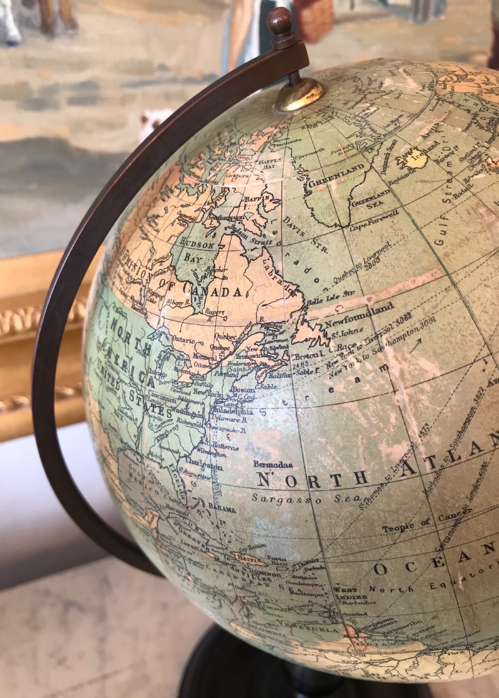 Philips British Empire Terrestrial Globe View X