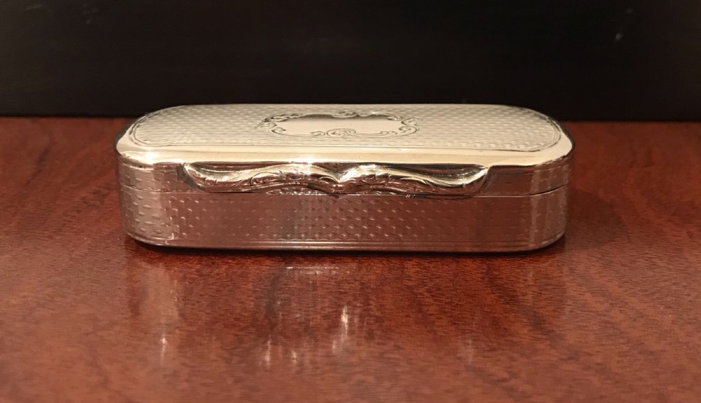 Stunning Victorian silver snuff box by Edward Smith View III