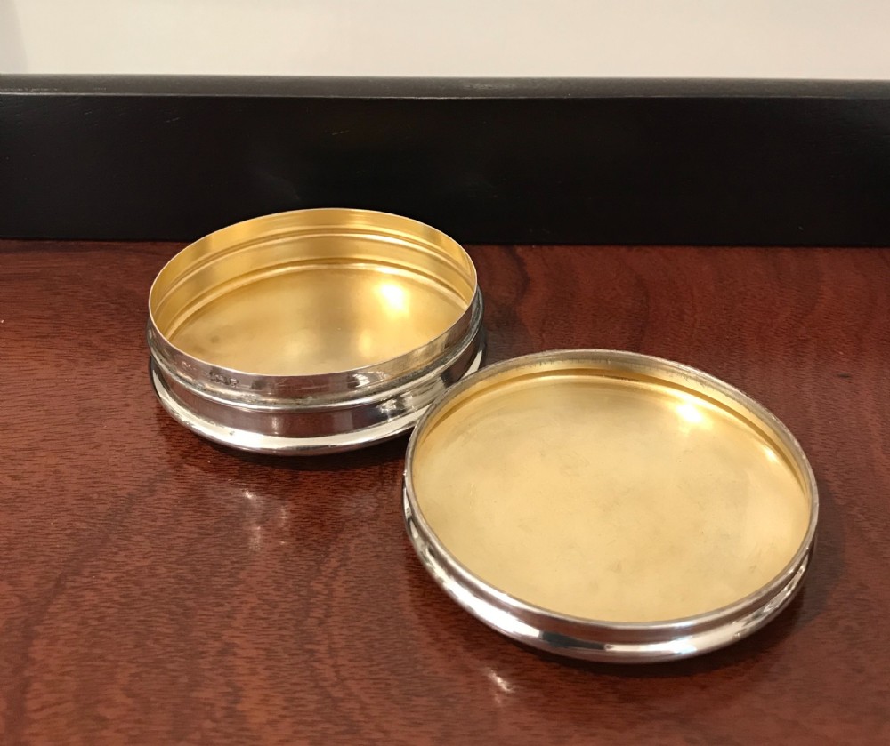 George V Silver Snuff Box by Deakin & Francis  View III