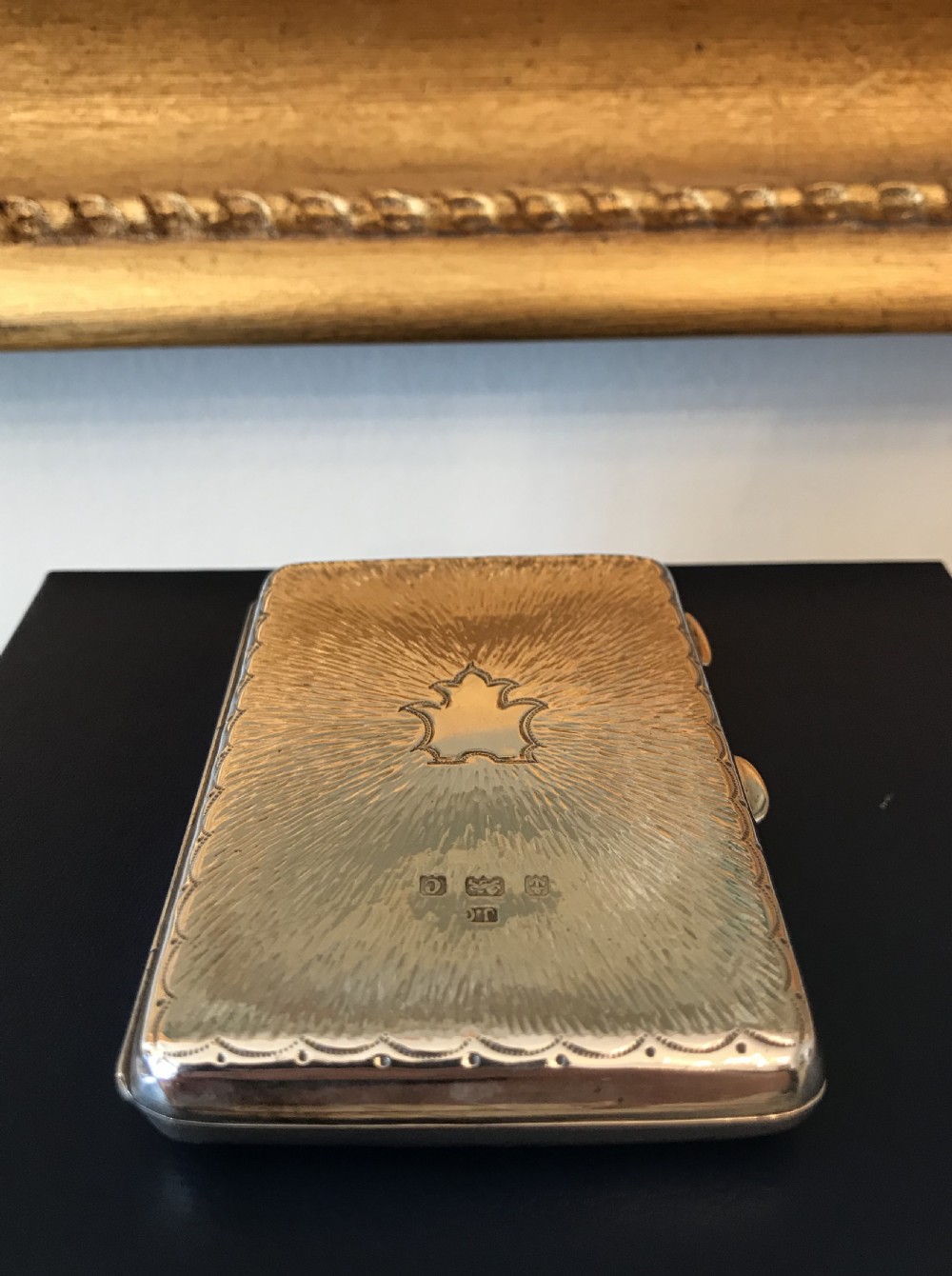 Stunning Edwardian Solid Silver Card Case Aide Memoire View II