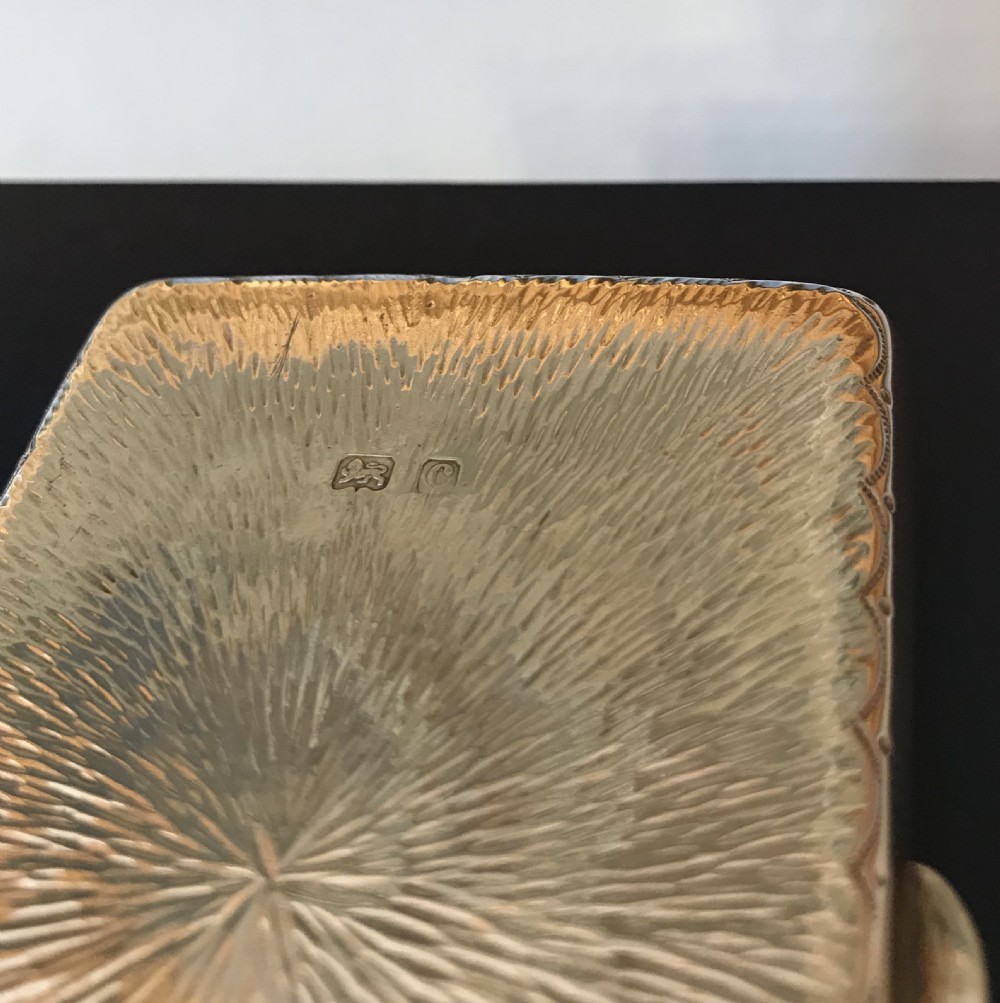 Stunning Edwardian Solid Silver Card Case Aide Memoire View V