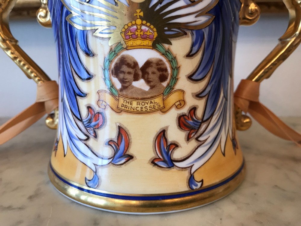 Stunning Coronation Loving Cup, 1937 by Shelley View VI