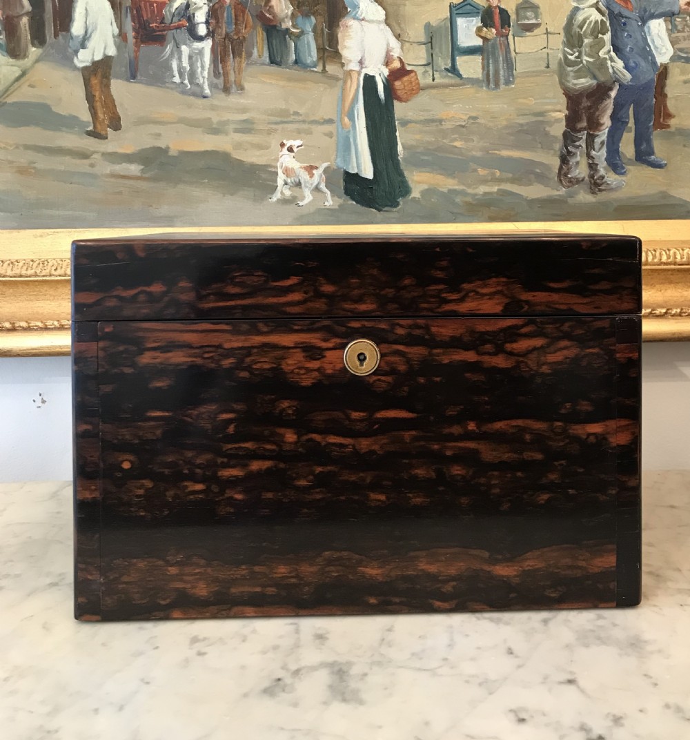 Victorian Coromandel Jewellery Box by John Bagshaw of Liverpool  View III