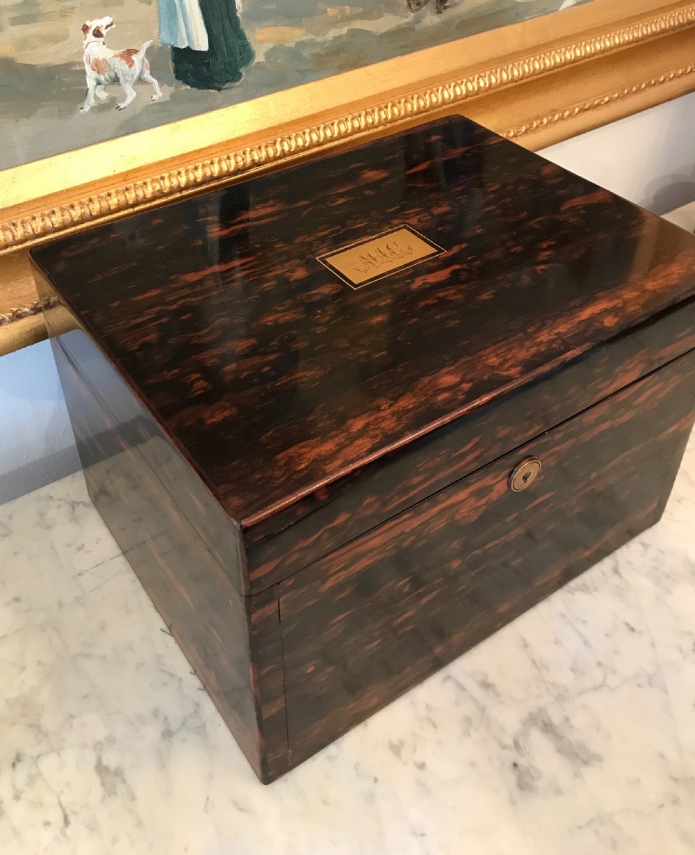 Victorian Coromandel Jewellery Box by John Bagshaw of Liverpool  View IV