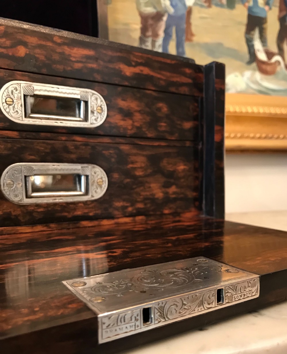 Victorian Coromandel Jewellery Box by John Bagshaw of Liverpool  View VIII