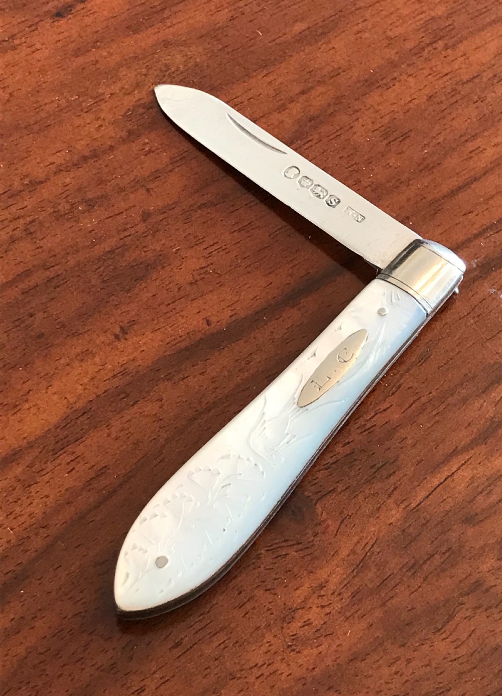George V Silver Fruit Knife, 1935 View II