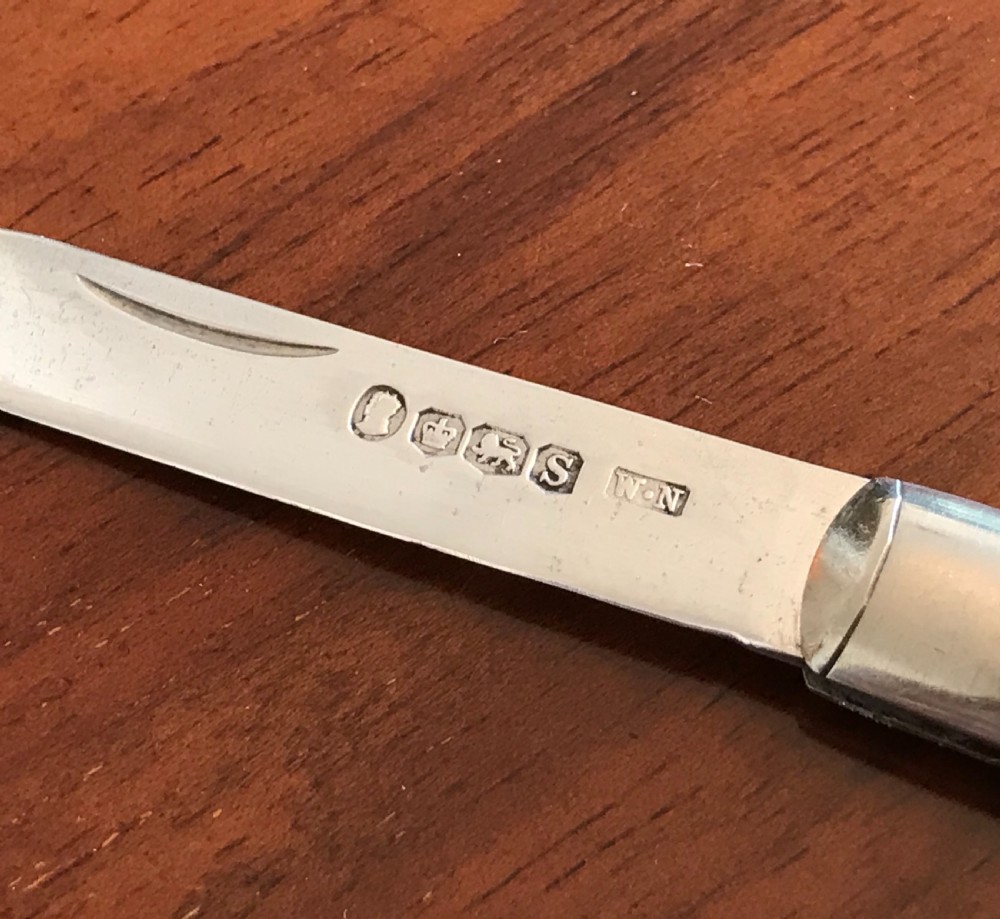 George V Silver Fruit Knife, 1935 View VI