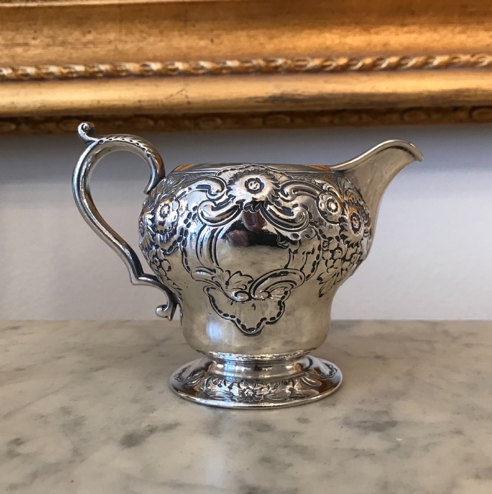 Victorian Silver Cream Jug, 1892