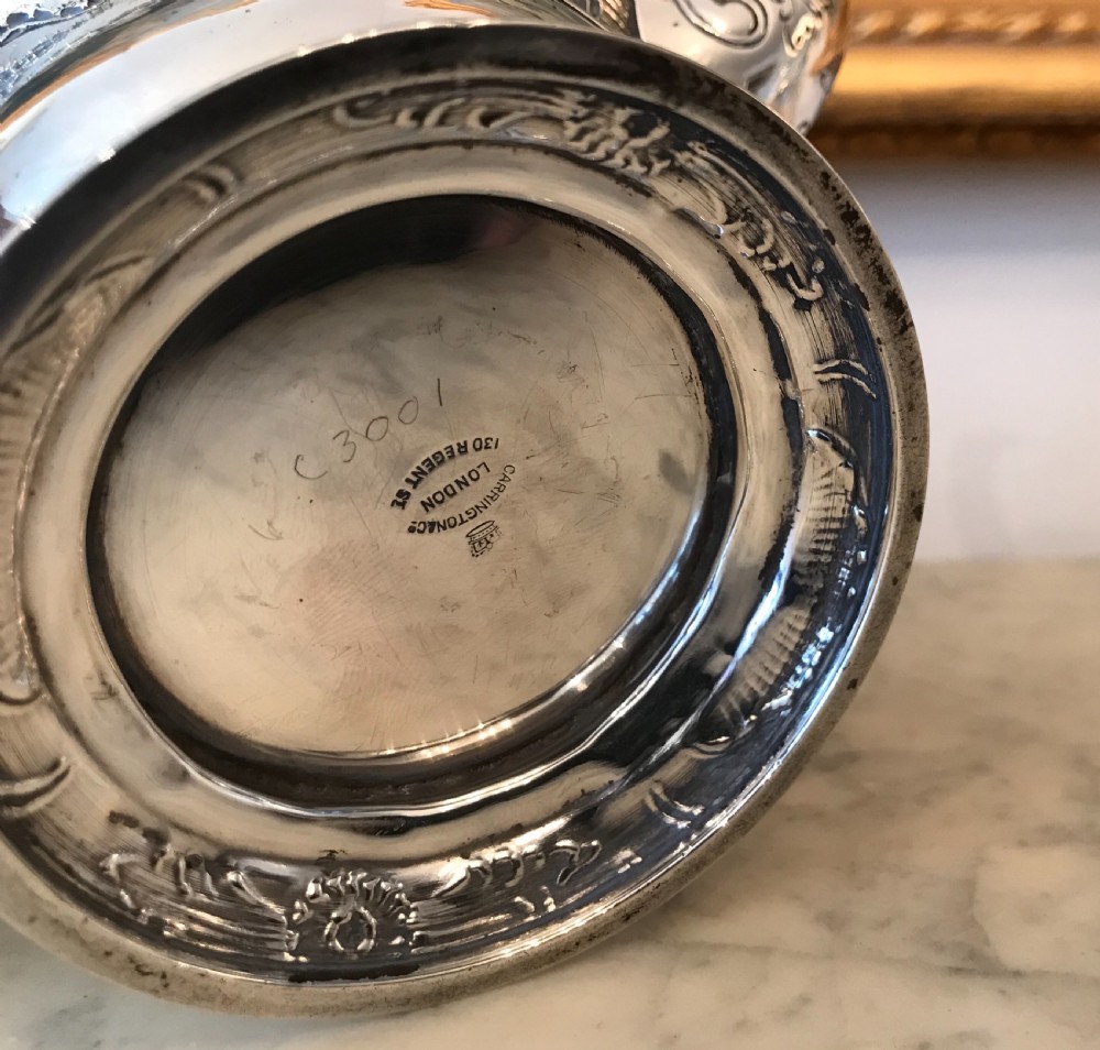 Impressive Victorian Solid Silver Teapot View VII