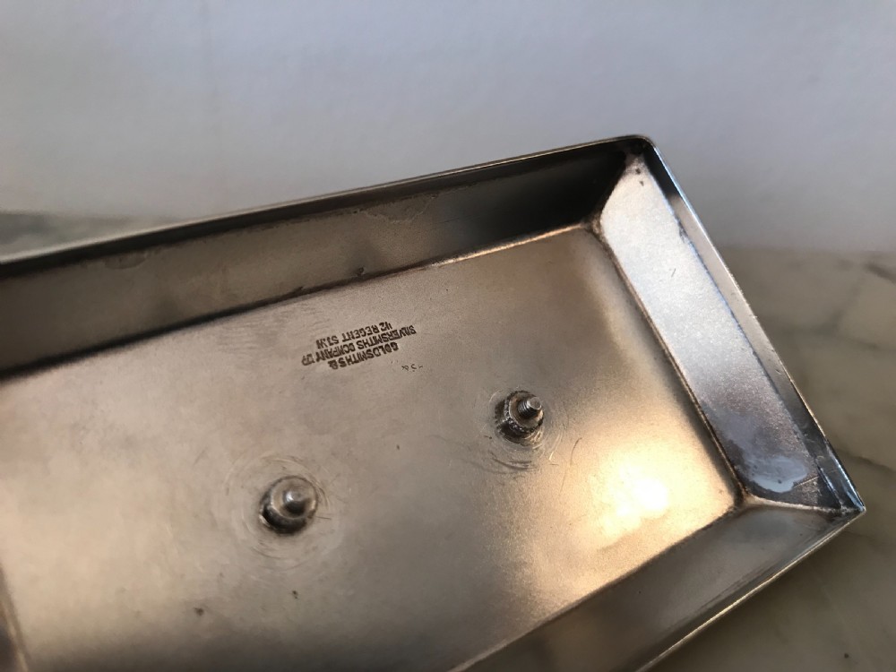 Quality George V Silver Card Holder, 1922 View III