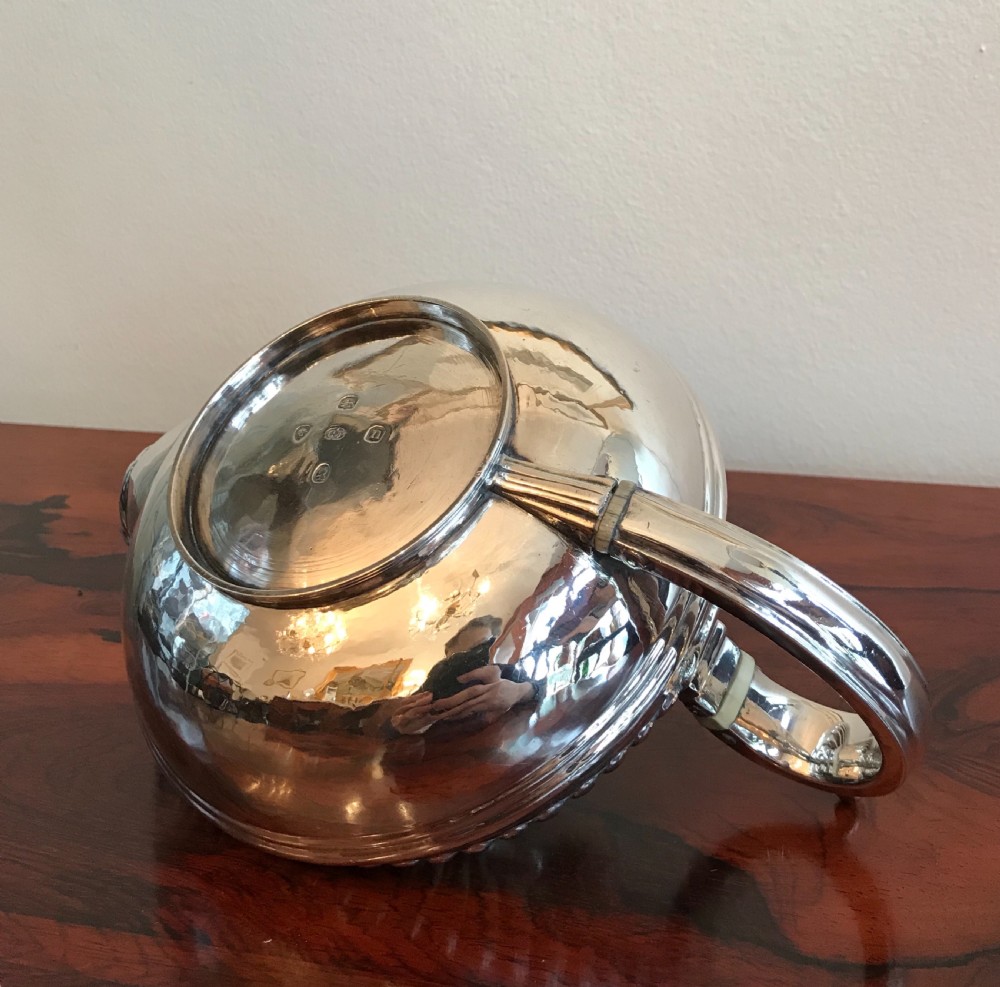 Quality George IV Silver Teapot by Charles Fox, 1828 View VI