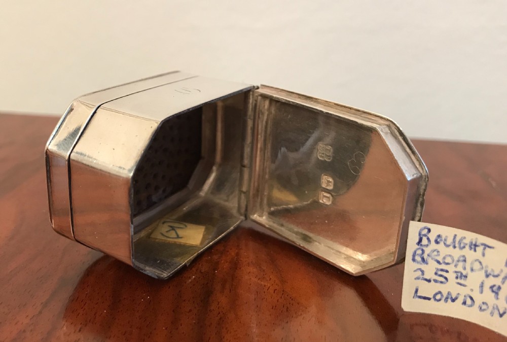 George III silver nutmeg grater by Phipps & Robinson, 1806 View VII