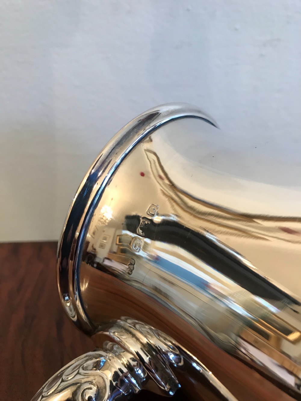 Quality George V Silver Pint Tankard, Hallmarked Birmingham 1913 by Turner & Simpson View V