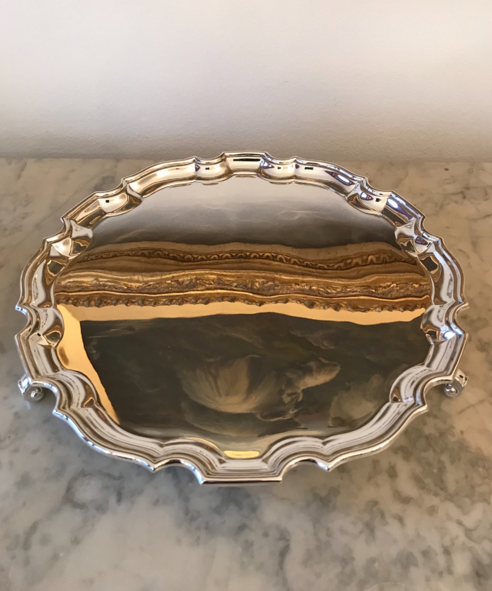 Quality George V Solid Silver Salver