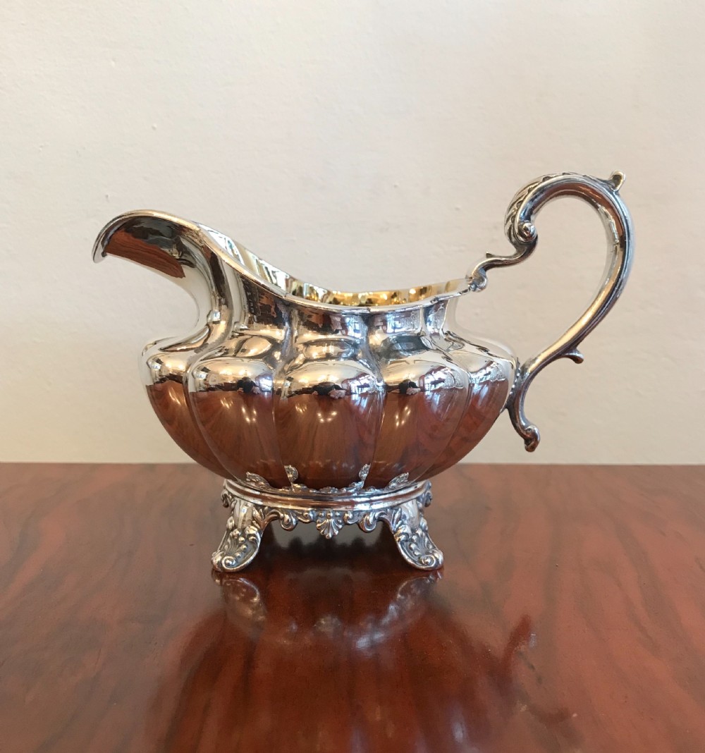 William IV Silver Cream Jug, 1833
