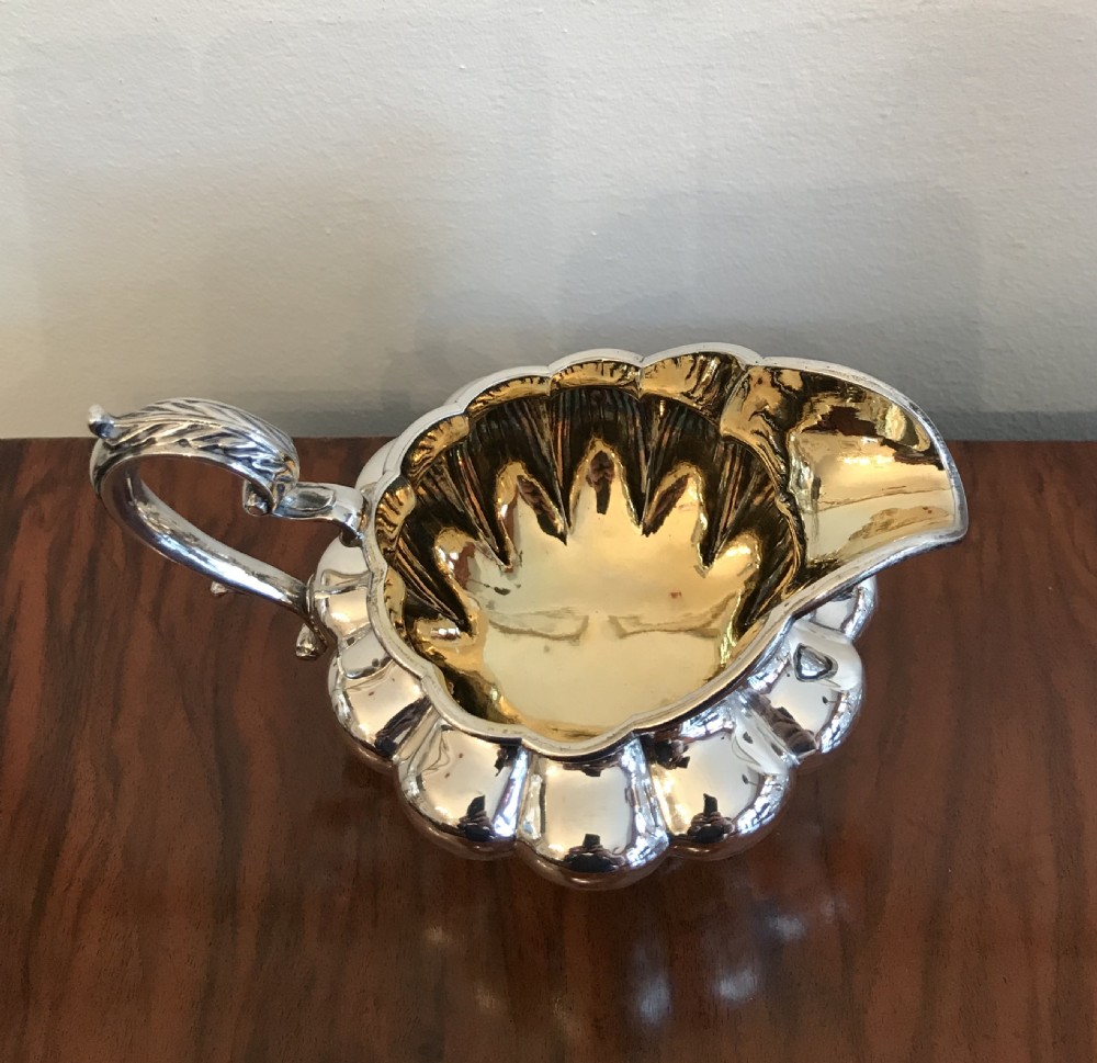 William IV Silver Cream Jug, 1833 View III