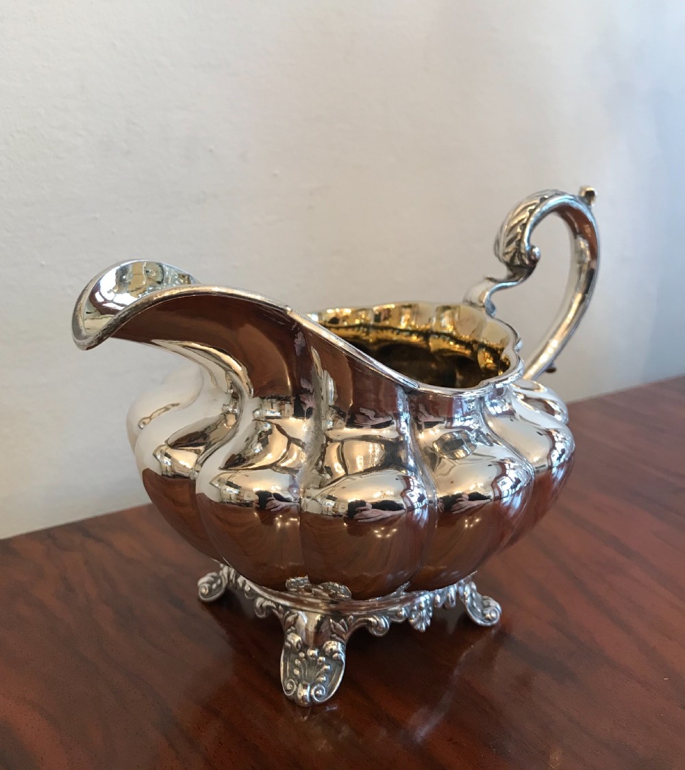 William IV Silver Cream Jug, 1833 View VI