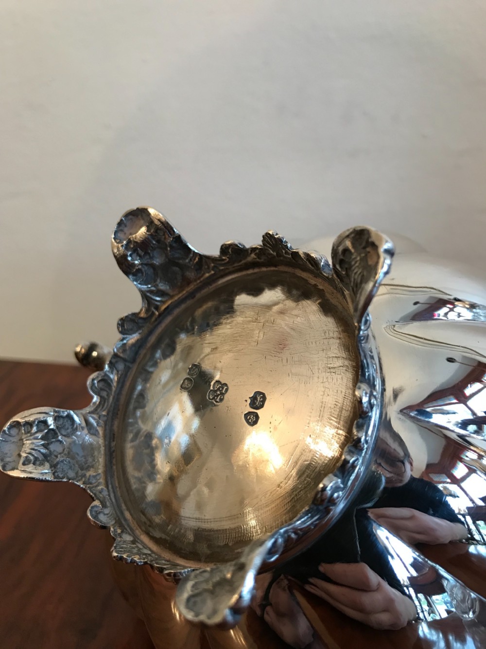 William IV Silver Cream Jug, 1833 View XI