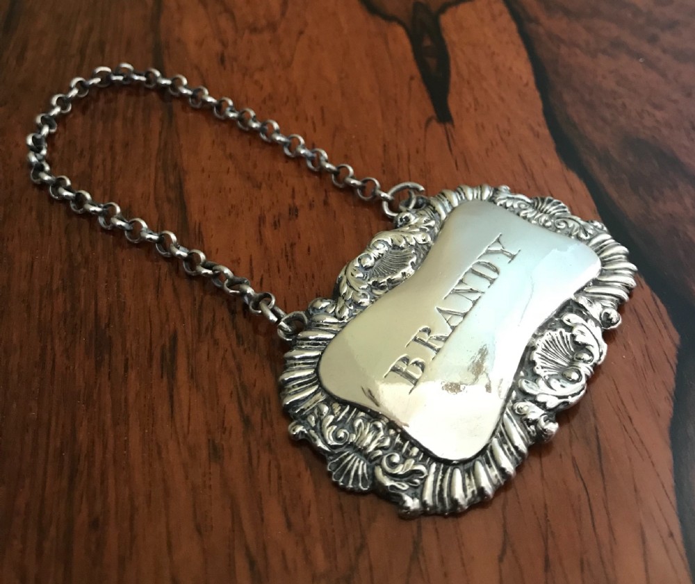 George III Silver Brandy Label View III