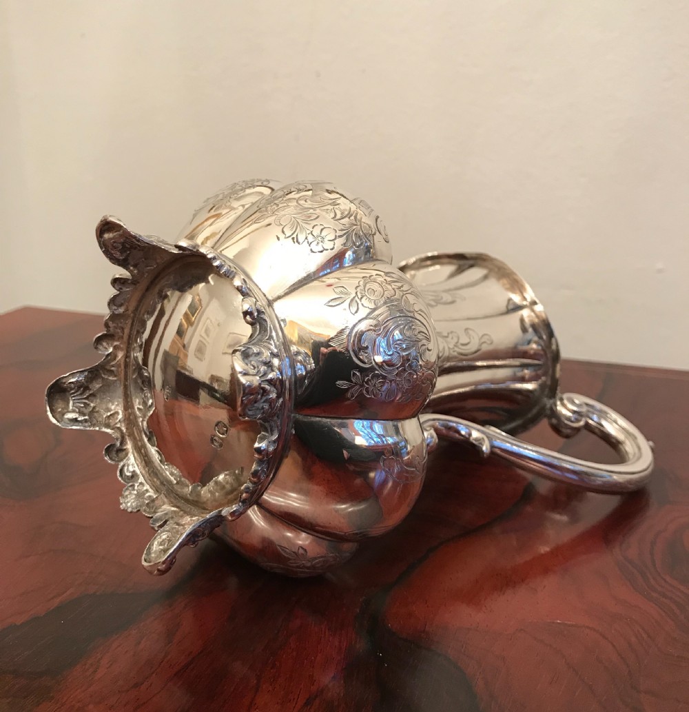 Large Victorian Silver Cream Jug, 1848 View VI