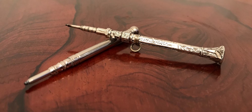 Two Late Victorian Silver Pencils View VI