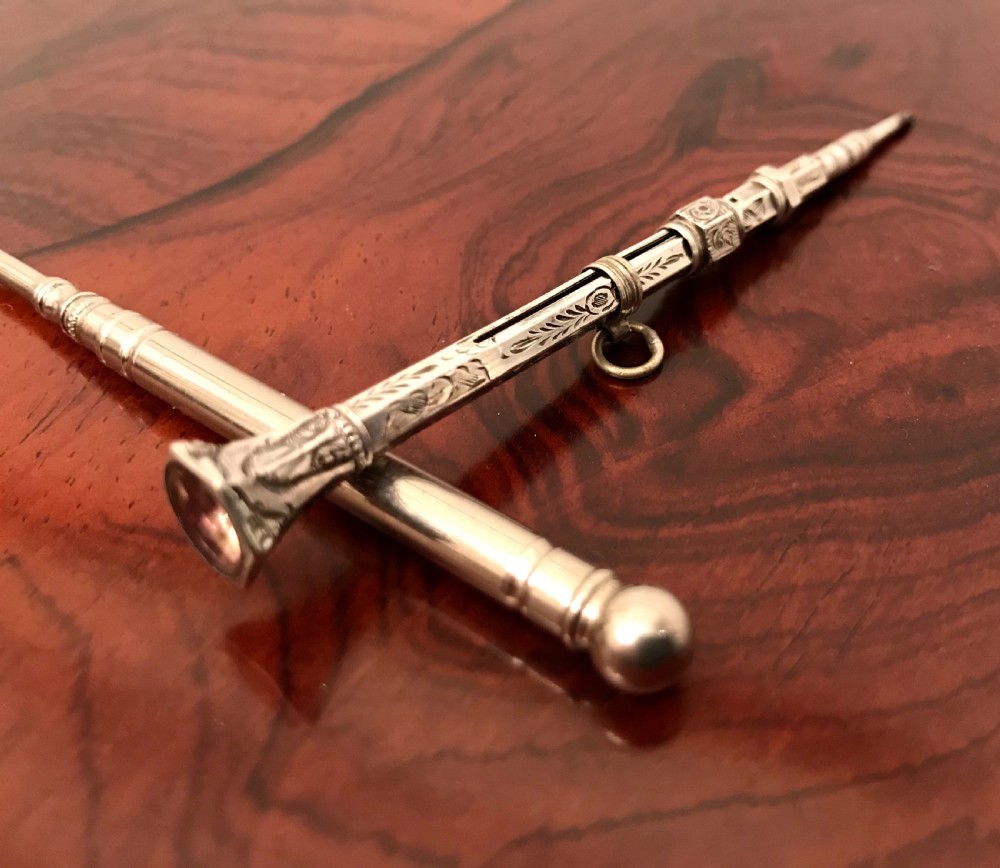 Two Late Victorian Silver Pencils View VII
