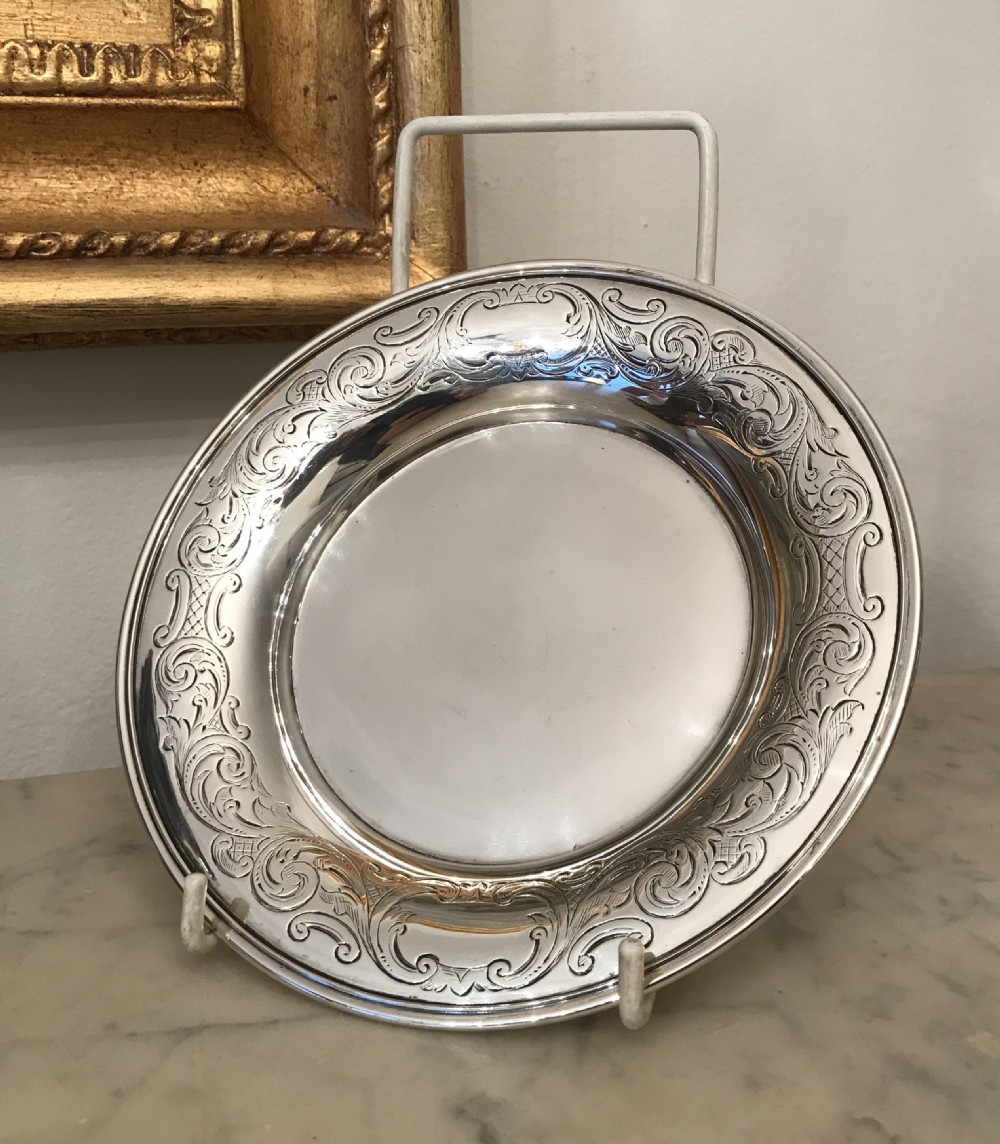 Quality Victorian Silver Card Tray View II