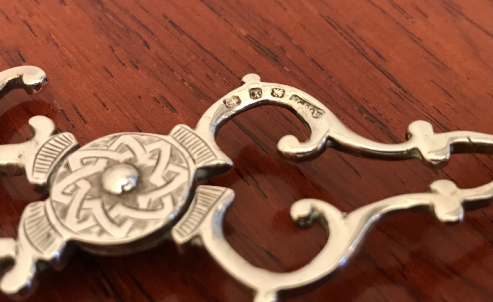 A Pair Victorian Silver Sugar Nips View II