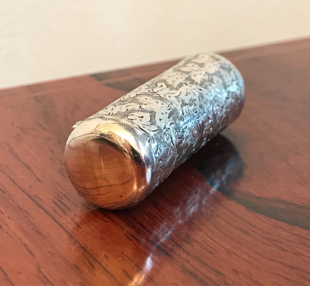Victorian Silver Scent Bottle by Hilliard & Thomason View III