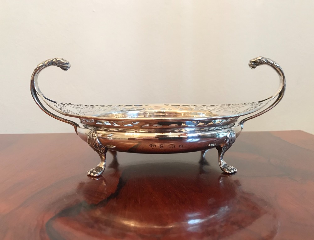 George V Silver Table Bowl, 1917 View II