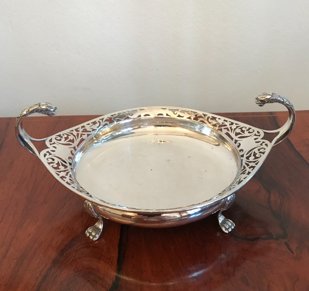 George V Silver Table Bowl, 1917 View III