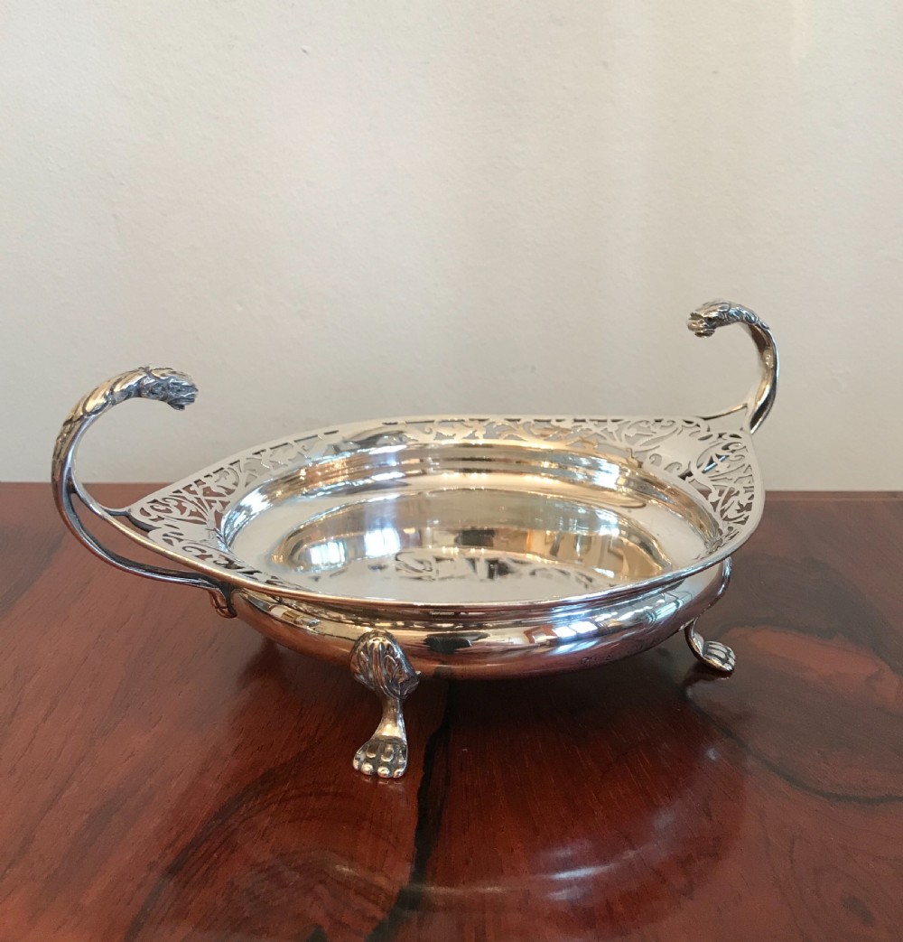 George V Silver Table Bowl, 1917 View IV