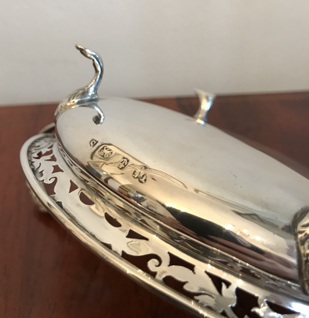 George V Silver Table Bowl, 1917 View VII