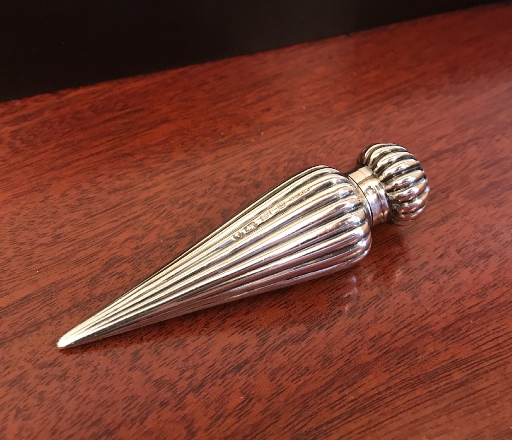 Victorian Silver Scent Bottle, 1885 View II