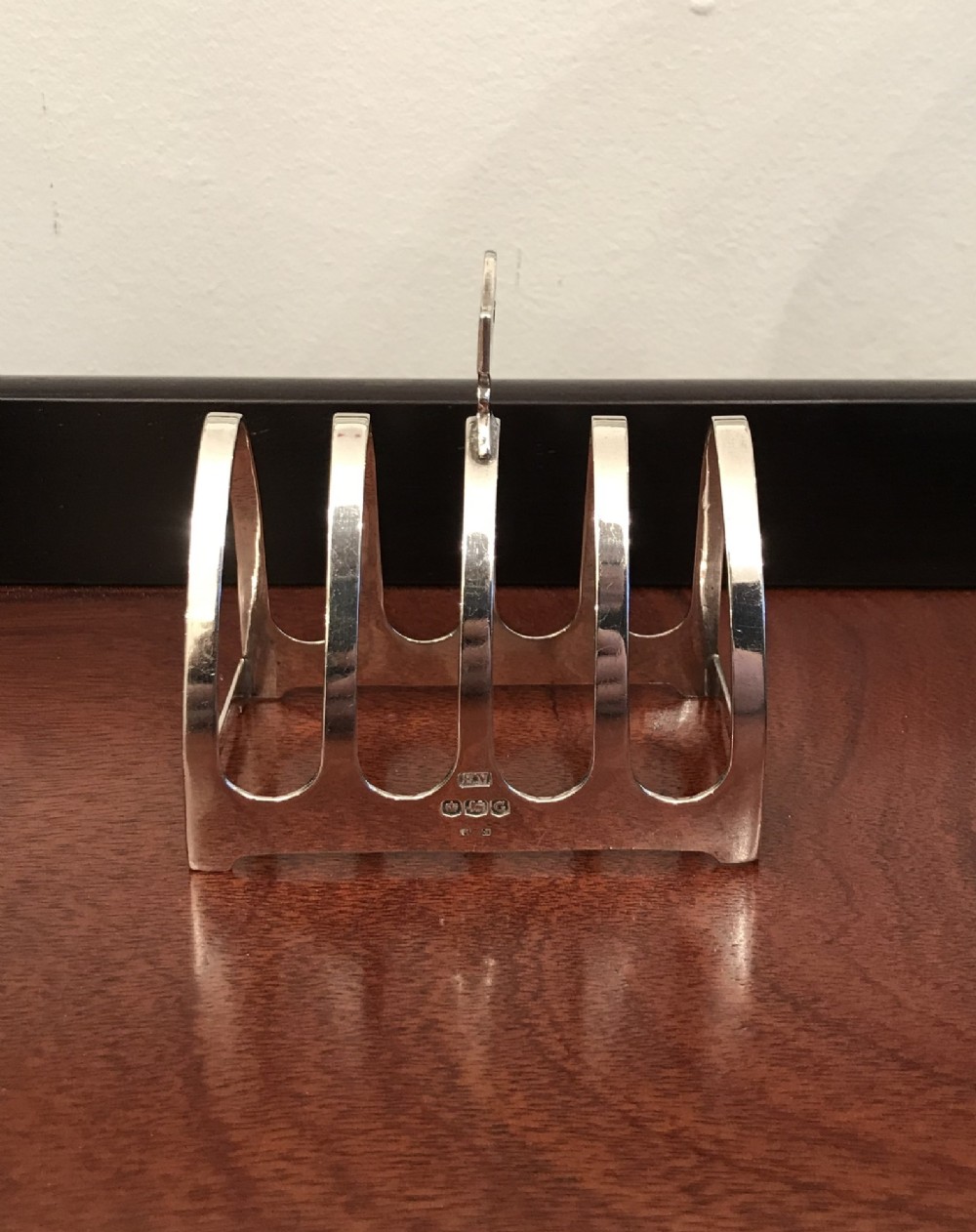 George VI Silver Toast Rack