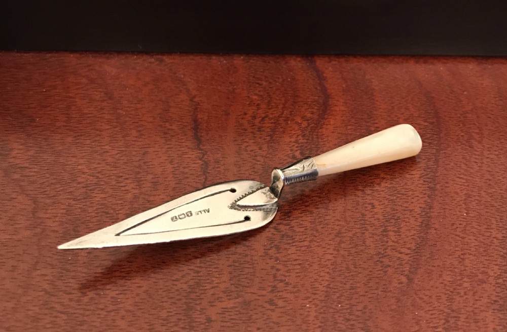 Silver & Mother of Pearl Bookmark View II