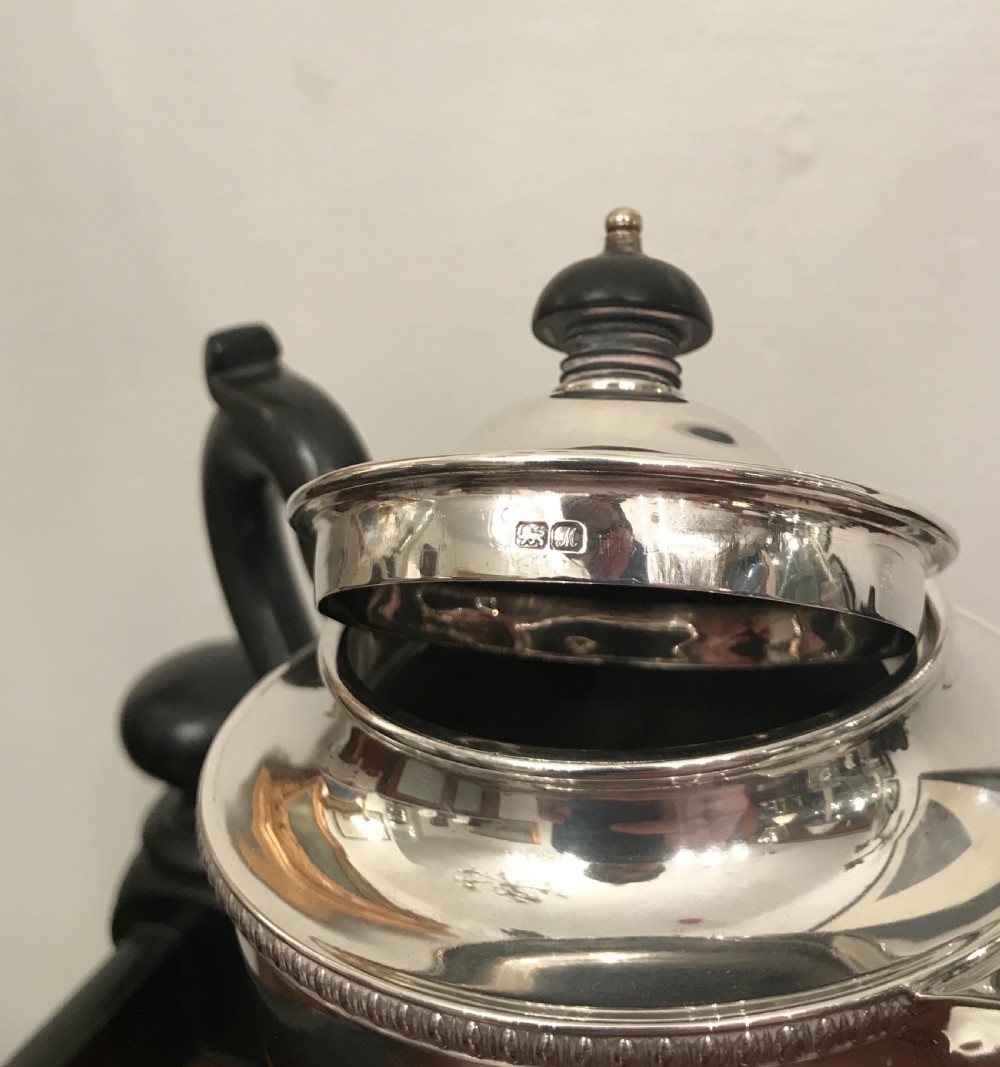 George V Silver Coffee Pot, Chester 1912 View VI