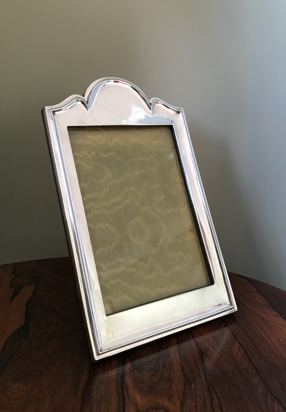 Quality Edwardian Silver Photograph Frame by Zimmerman  View IV