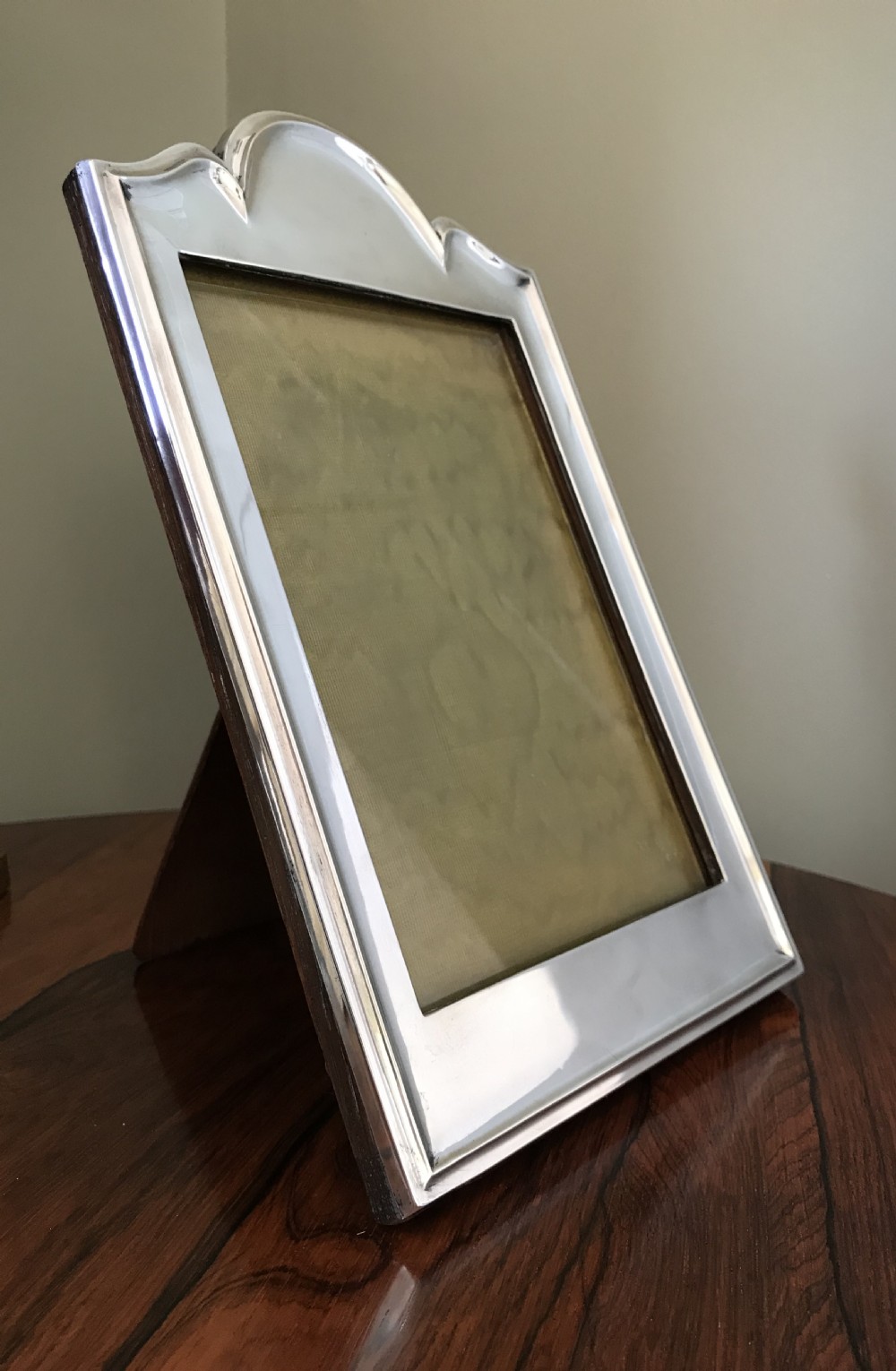 Quality Edwardian Silver Photograph Frame by Zimmerman  View V