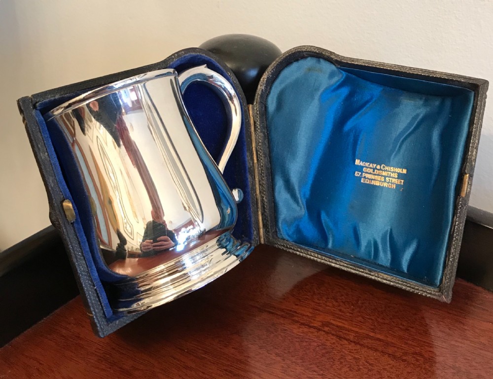 Quality Victorian Silver Half Pint Tankard
