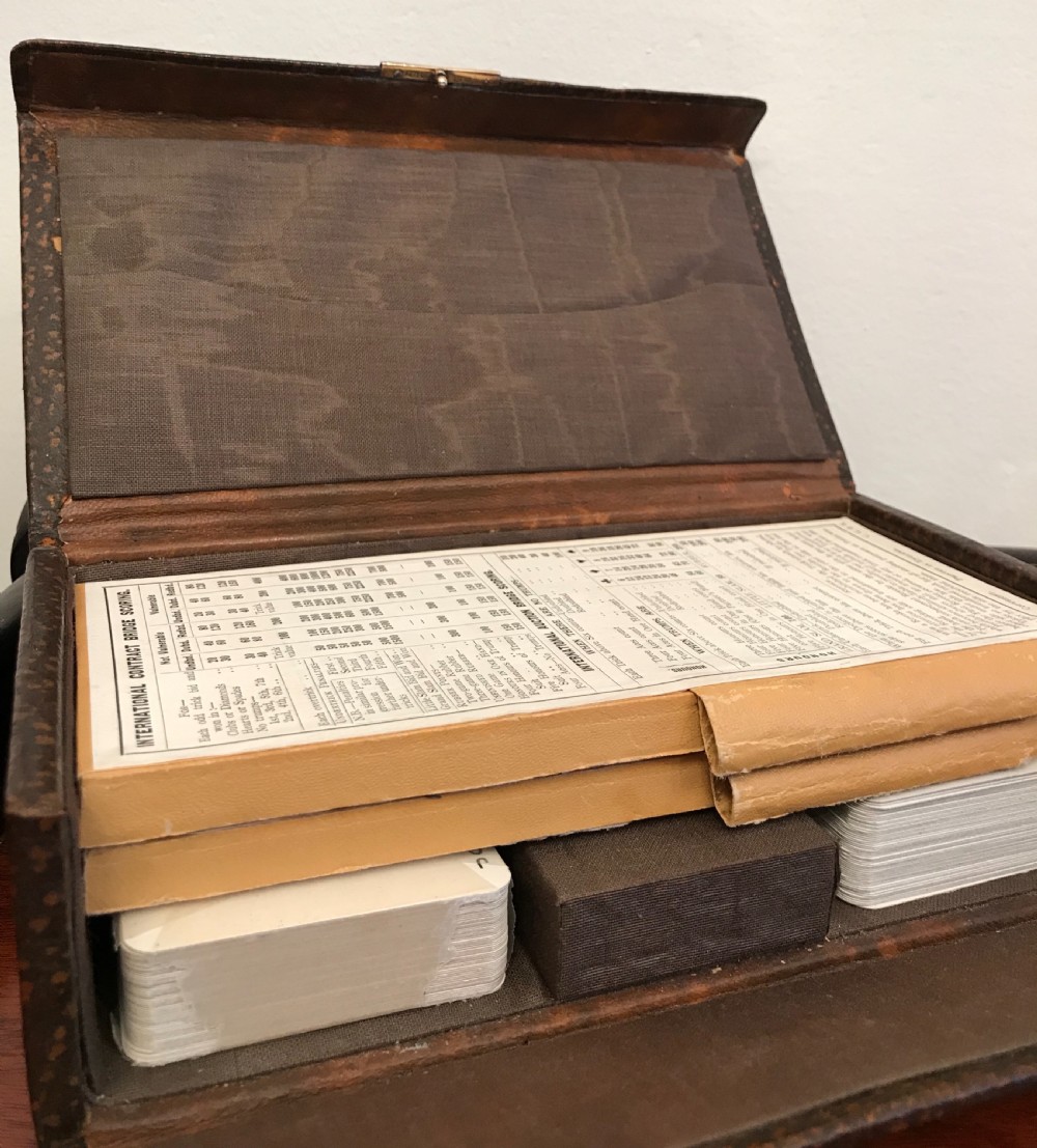 George V Silver Mounted Bridge Box & Cards View III