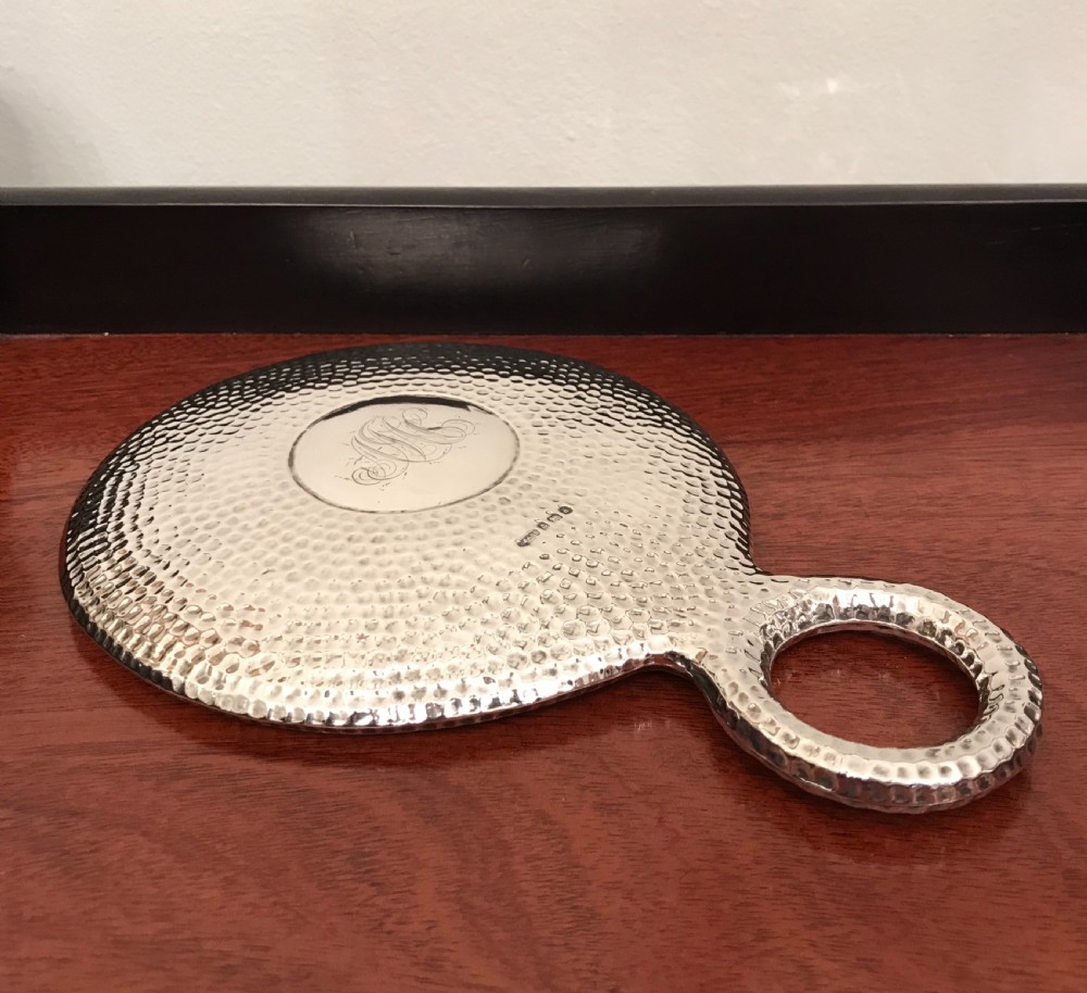 Edwardian Silver Hand Mirror