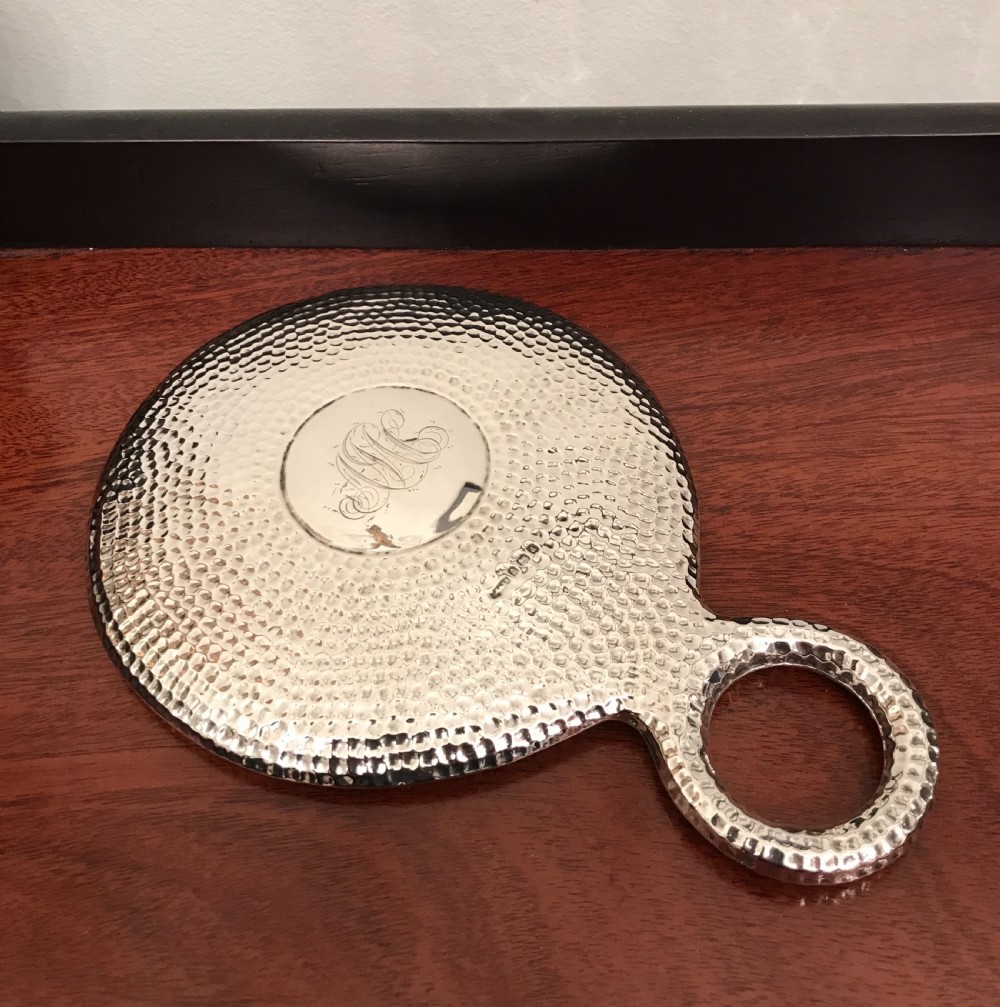 Edwardian Silver Hand Mirror View II