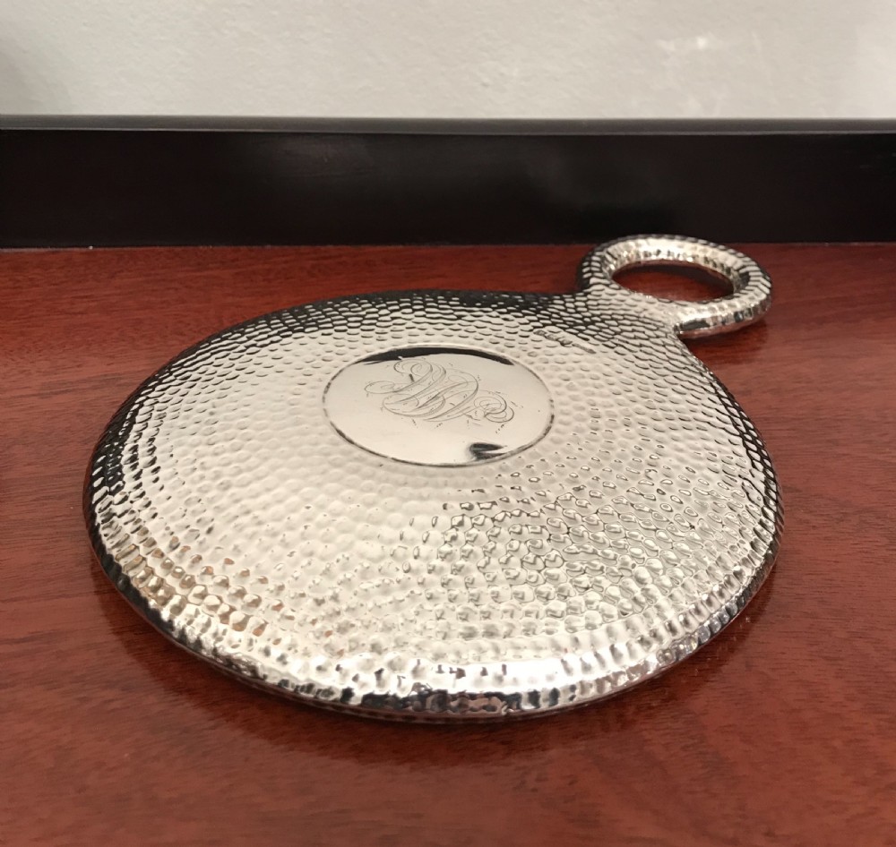 Edwardian Silver Hand Mirror View VI