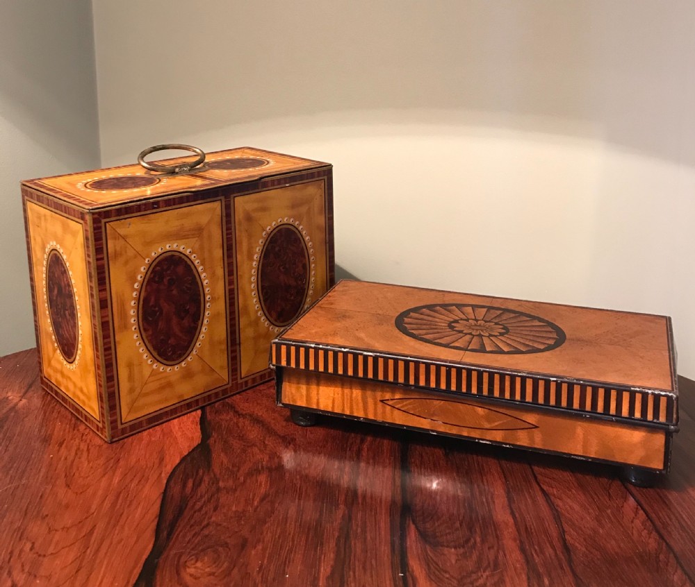 Pair Early 20th Century Biscuit Tins View III
