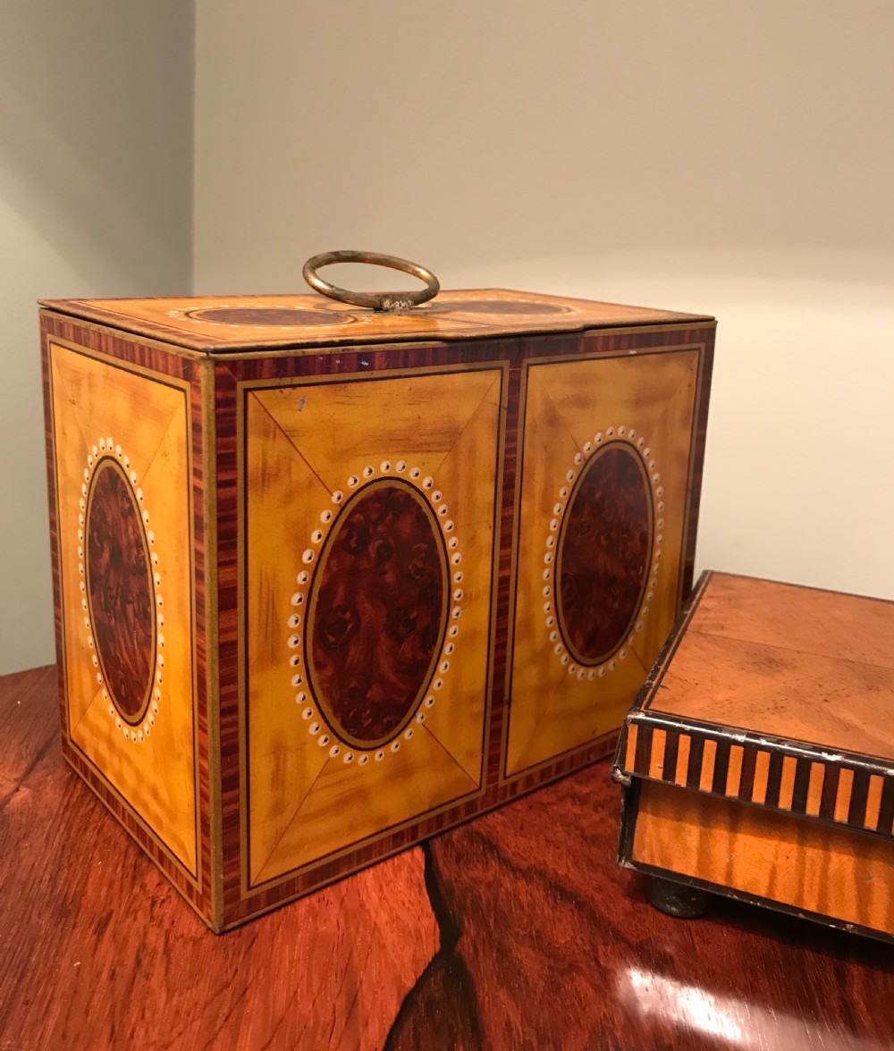 Pair Early 20th Century Biscuit Tins View IV