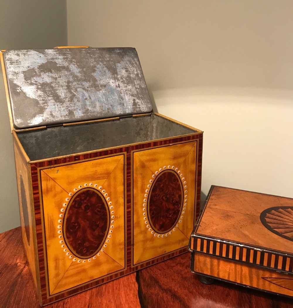Pair Early 20th Century Biscuit Tins View V