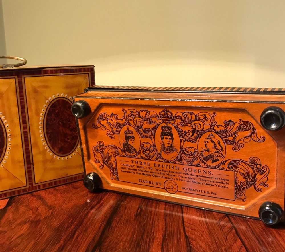Pair Early 20th Century Biscuit Tins View VII
