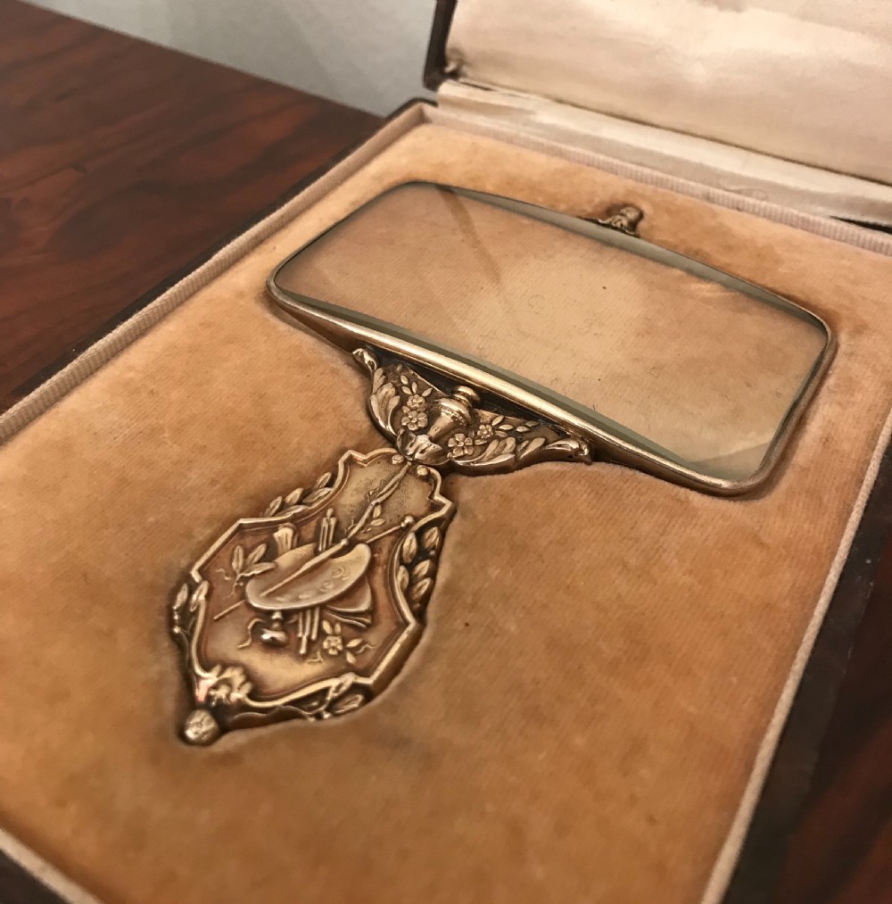 Stunning Magnifying Glass by Henri Lambin, Paris   View II